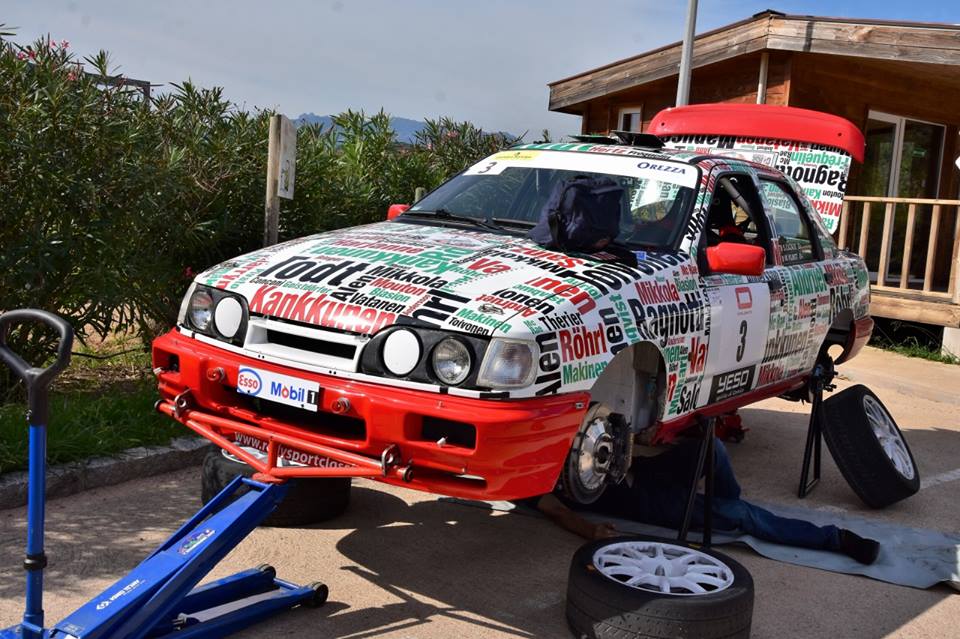 Ford Sierra Cosworth groupe A Serge Cazaux au Tour de Corse 2018